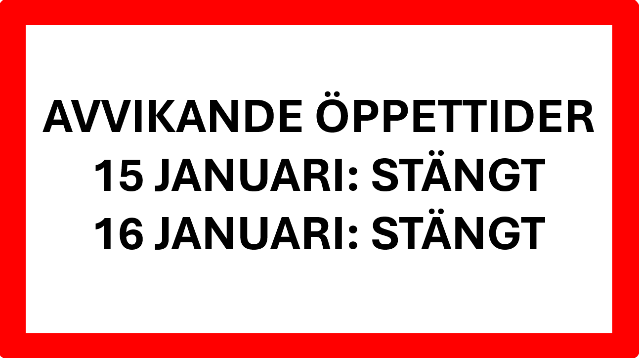 Avvikande �ppettider